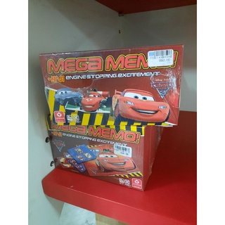 Cars Mega memo บัตรเกมส์​ต่อและจิ๊กซอว์