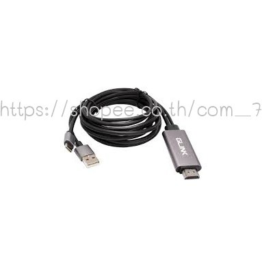 ภาพสินค้าGlink GL-057 USBType-C to HDMI Cable อุปกรณ์ ต่อภาพจากสมาร์ทโฟน/มือถือ ขึ้นจอภาพ GLINK รุ่น GL-057 Android ของแท้ จากร้าน com_7 บน Shopee ภาพที่ 3