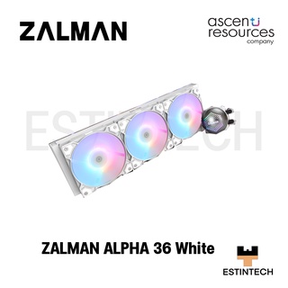 CPU LIQUID COOLER (ระบบระบายความร้อนด้วยน้ำ) ZALMAN ALPHA36 White ของใหม่ประกัน 3ปี