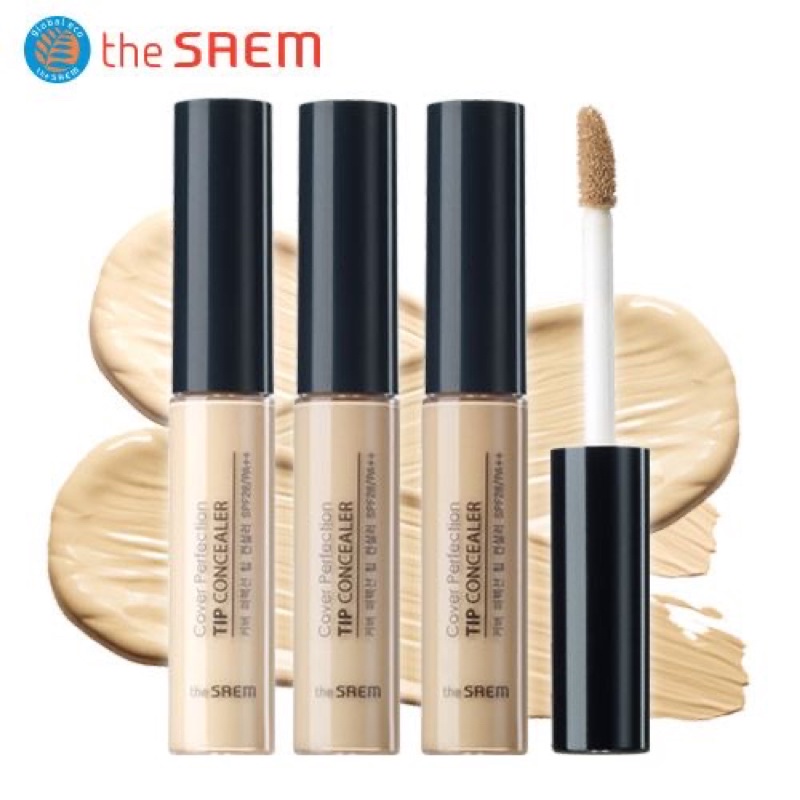 รูปภาพสินค้าแรกของThe Saem Cover Perfection Tip Concealer SPF 28 PA++ ขนาด 6.5 g.