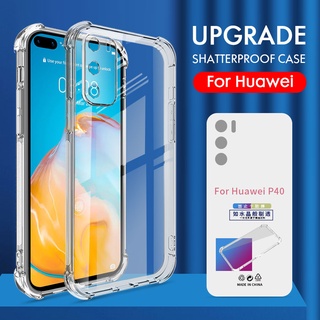 เคสโทรศัพท์มือถือ แบบใส ป้องกันรอยขีดข่วน กันกระแทก สําหรับ Huawei Y7 Pro Y9 Prime 2019 Y9S Y6S Y7A Huawei P20 P30 Lite P40 Pro Nova 8i 8 Nova 5T Nova 7 Se 7i Nova 3i