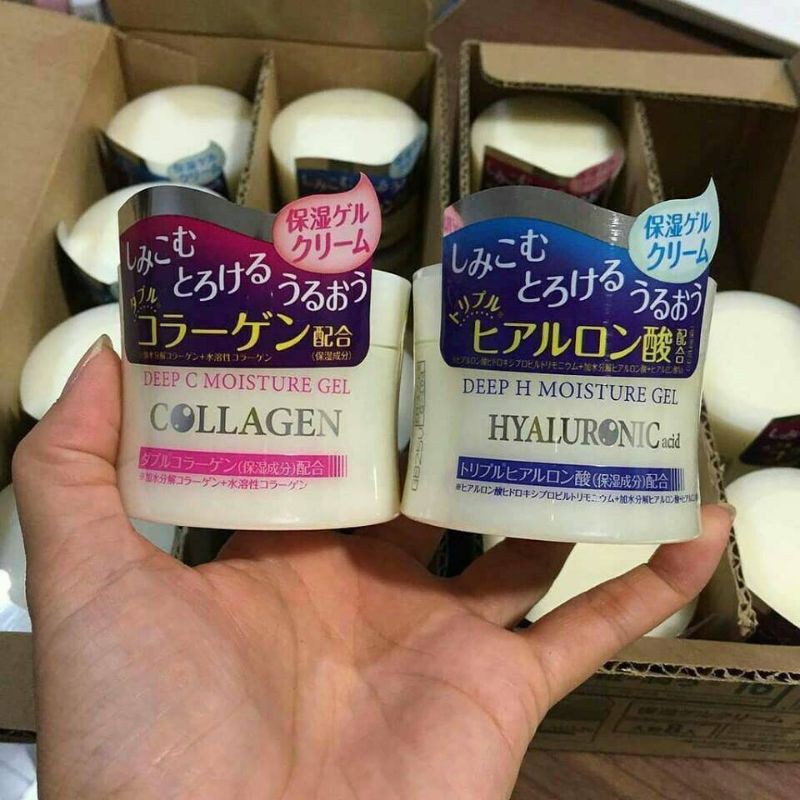 Daiso Deep C moisture gel collagen และ Deep H moisture gel hyaluronic