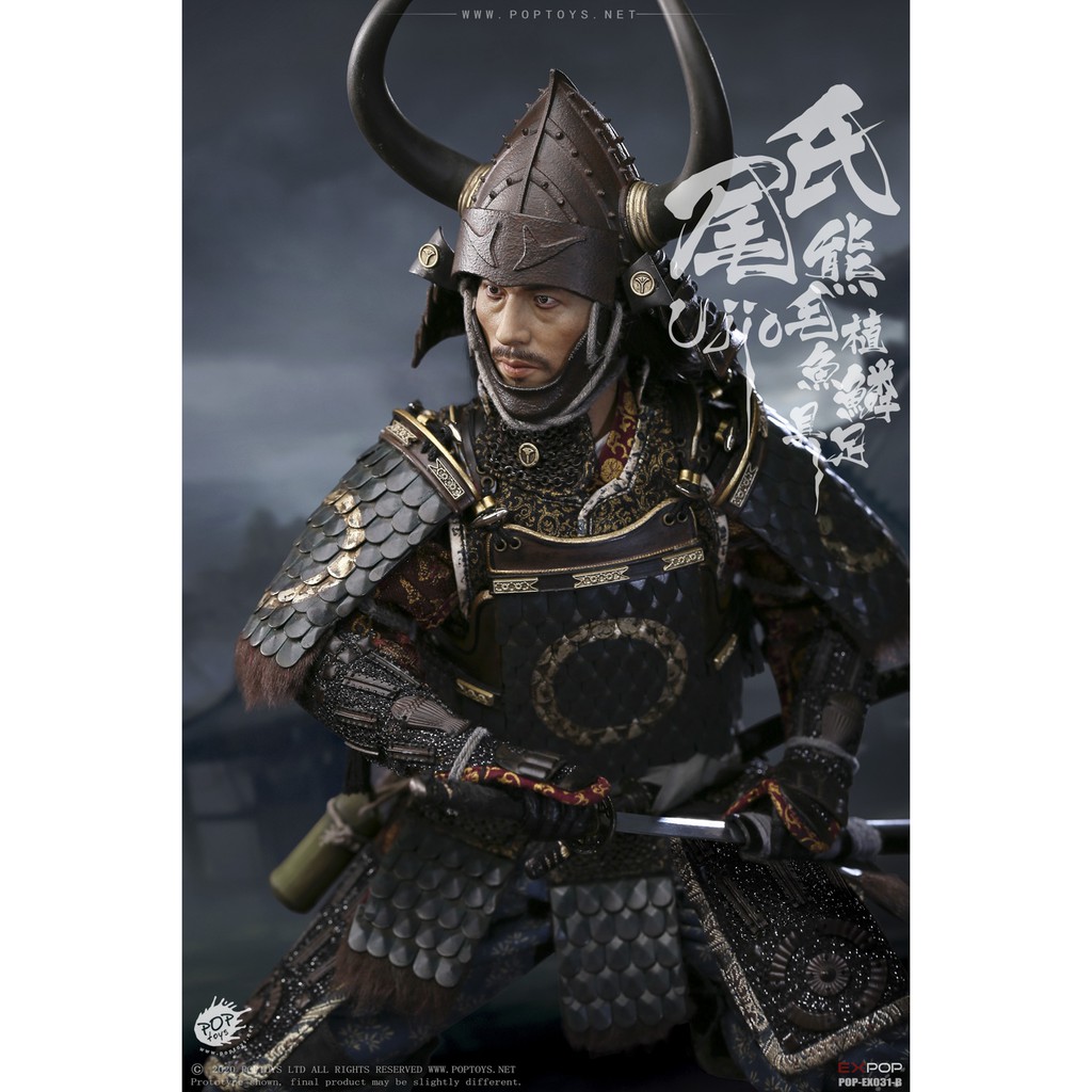 UJIO Brave Standard 氏尾風 Samurai EX031A ラストサムライ Edition 通常Ver. 熊毛植魚鱗具足 1/6スケールフィギュア