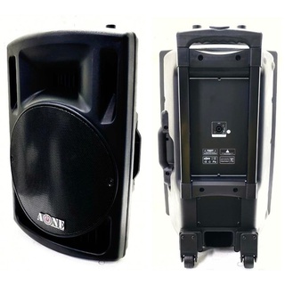 Professional SPEAKER P.A.15 นิ้ว ตู้ลำโพงพลาสติก 15 นิ้ว ลำโพง ตู้ลำโพง 15" สวมขาตั้งได้ A-ONE รุ่น A1588