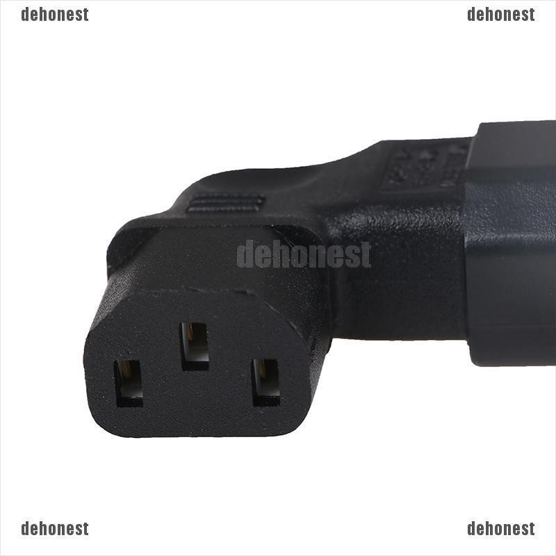 dehonest-อะแดปเตอร์ปลั๊ก-iec-มุมซ้าย-90-องศา-iec-320-c14-เป็น-c13-lcd-ทีวีติดผนัง