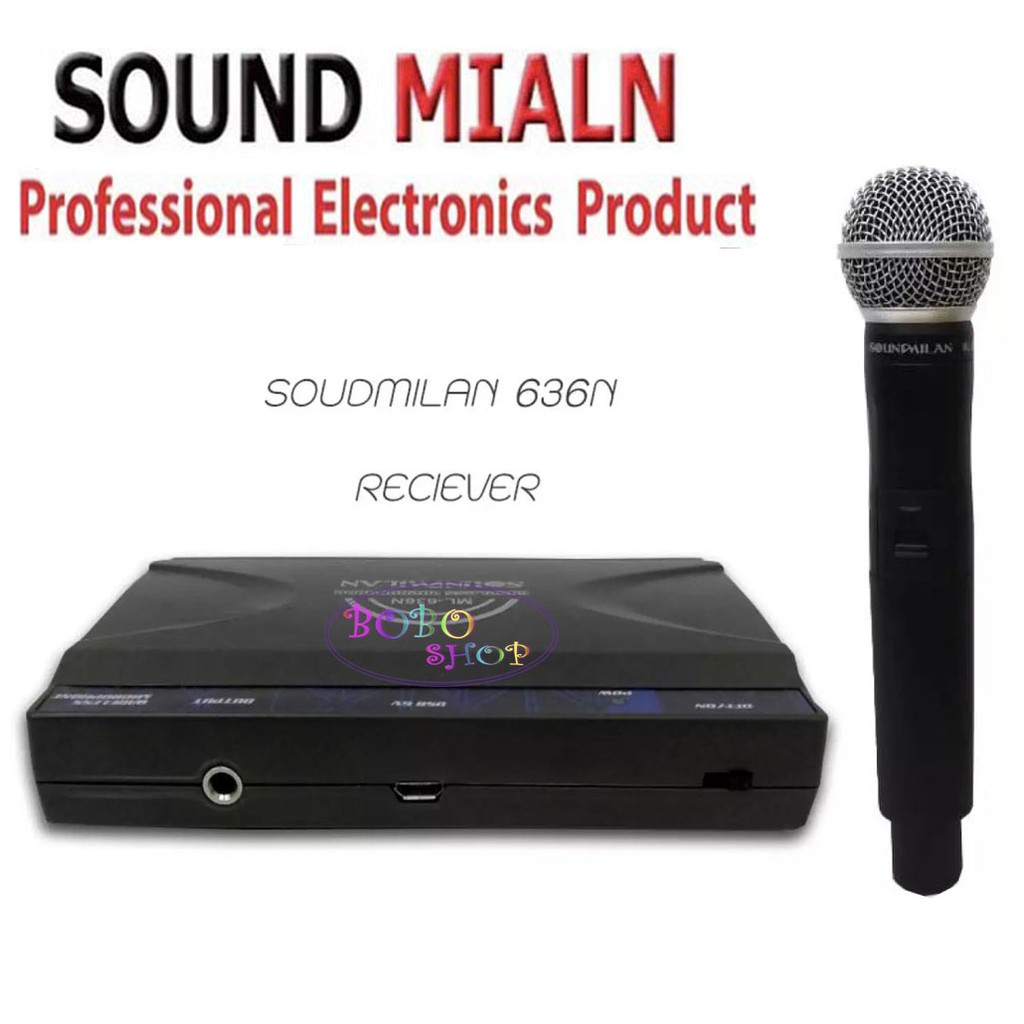 sound-milan-ไมค์ลอยเดี่ยวระบบ-vhf-รุ่น-ml-636-n