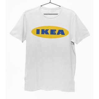 เสื้อยืด Unisex รุ่น Ikea Edition T-Shirt สวยใส่สบายแบรนด์ Khepri 100%cotton comb รีดทับลายได้เลย ไม่ยืดไม่หดไม่ขึ้นขน