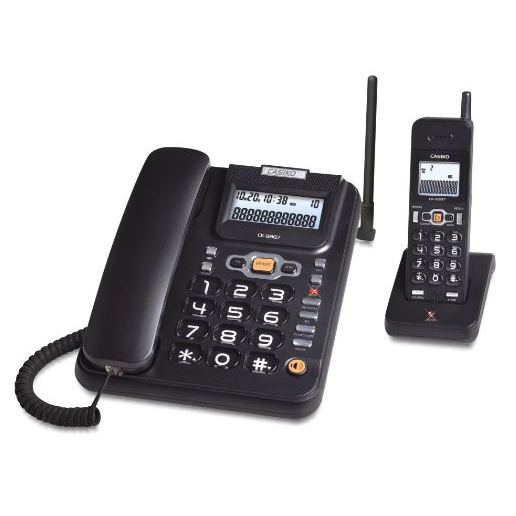 ราคาและรีวิวCASIKO คาสิโก้ โทรศัพท์ไร้สาย รุ่น CK-9887 (สีดำ) โทรศัพท์สำนักงาน โทรศัพท์บ้าน โทรศัพท์ออฟฟิต โทรศัพท์