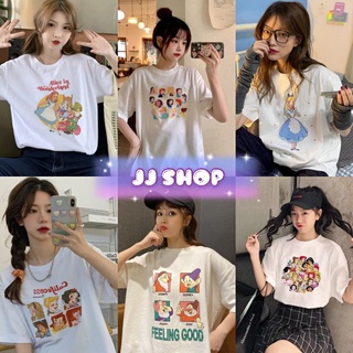 JJ Shop💜พร้อมส่ง เสื้อยืดคอกลมแขนสั้น บายเจ้าหญิงสุดคิ้ว 