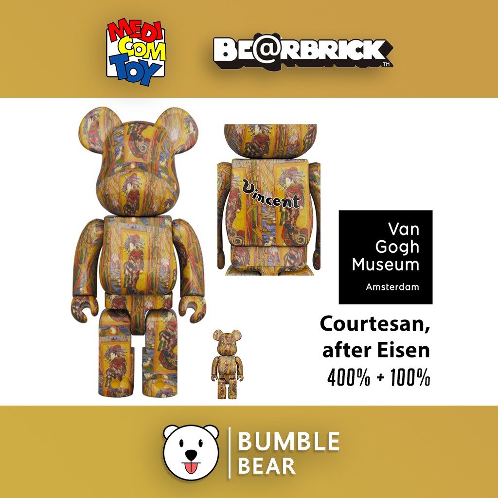 ของแท้‼️] 400%+100% Be@rbrick Van Gogh [Courtesan, after Eisen