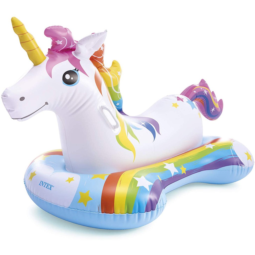 intexแท้-แพยางเป่าลม-แพเป่าลม-แพม้ายูนิคอร์น-unicorn-ride-on-รุ่น-57552