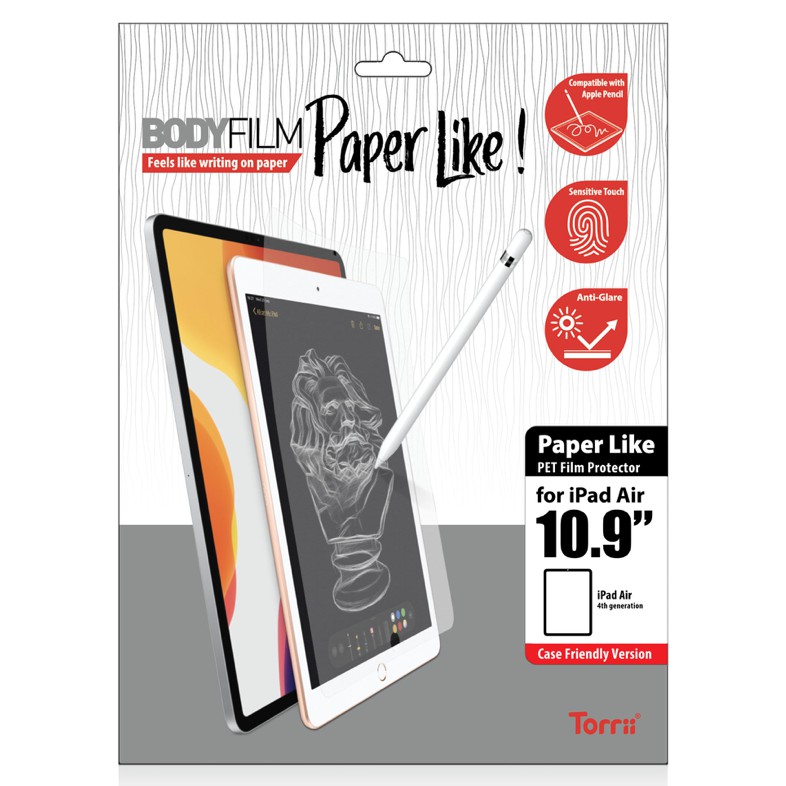 ภาพหน้าปกสินค้าTorrii Paper Like for iPad ฟิลม์กระดาษสำหรับไอแพด รุ่นต่างๆ