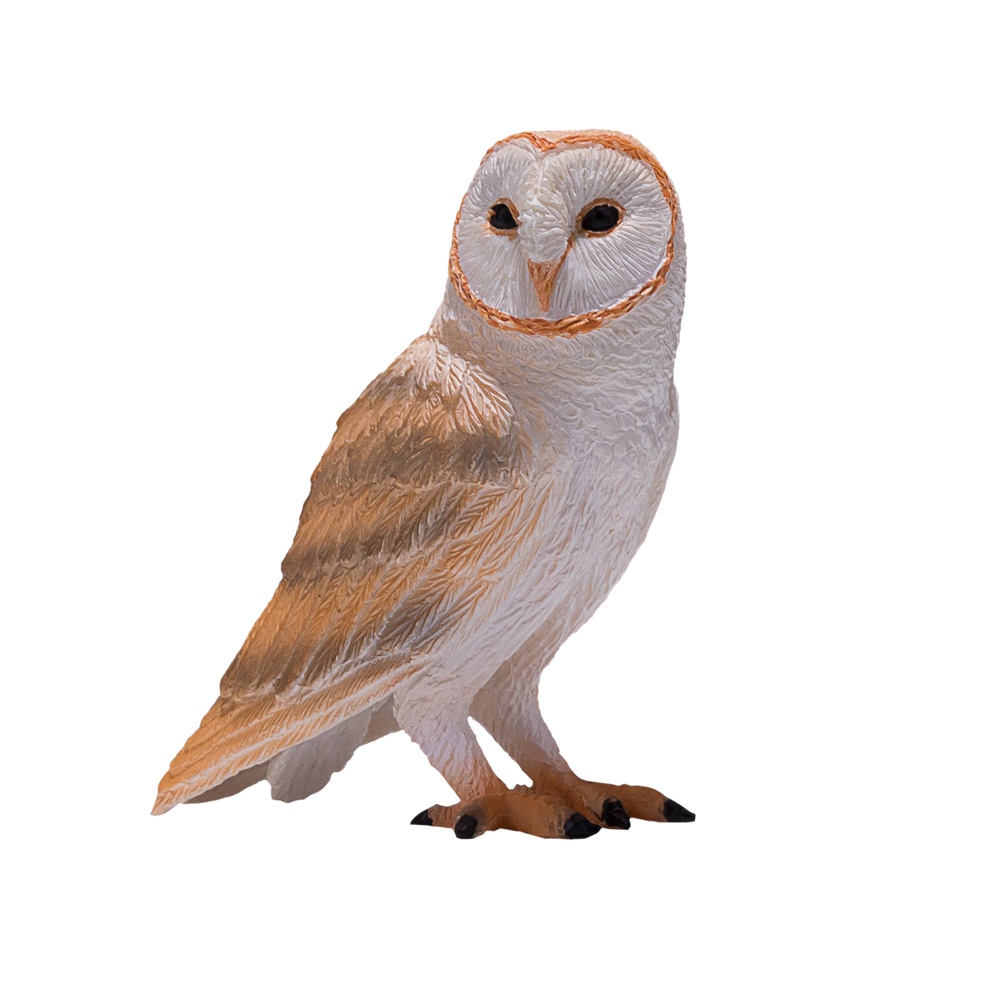 mojo-barn-owl-โมเดลฟิกเกอร์พลาสติก-รูปนกฮูก-ของเล่นสําหรับเด็ก