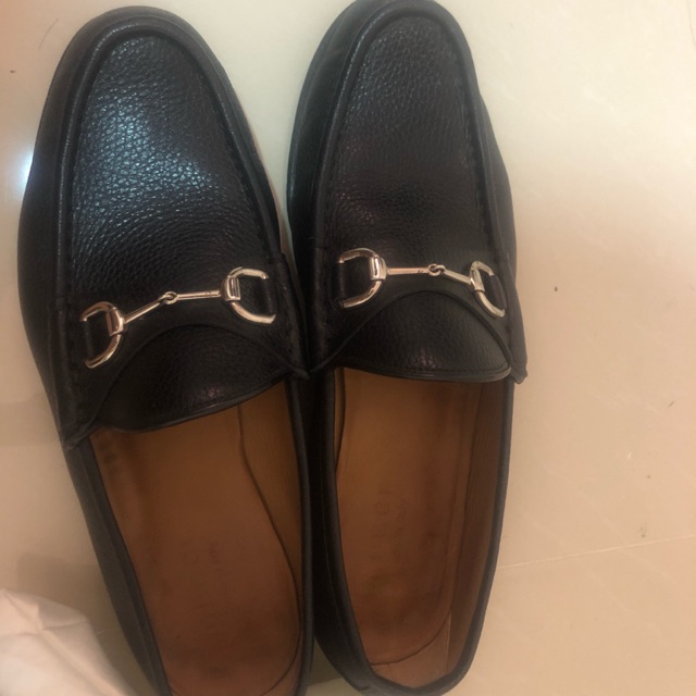gucci horsebit loafers black Shopee Thailand