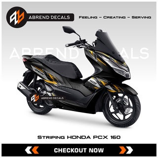 สติกเกอร์ ลายกราฟฟิค สําหรับติดตกแต่งรถจักรยานยนต์ Honda Pcx 160