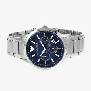 ภาพขนาดย่อของภาพหน้าปกสินค้าEMPORIO ARMANI นาฬิกาข้อมือผู้ชาย รุ่น AR2448 Classic Chronograph Navy Blue Dial - Silver จากร้าน ralunar บน Shopee