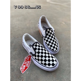 ภาพหน้าปกสินค้า✔️รองเท้าแวนสลิปออนลายตาราง Vans Slip on ซึ่งคุณอาจชอบราคาและรีวิวของสินค้านี้