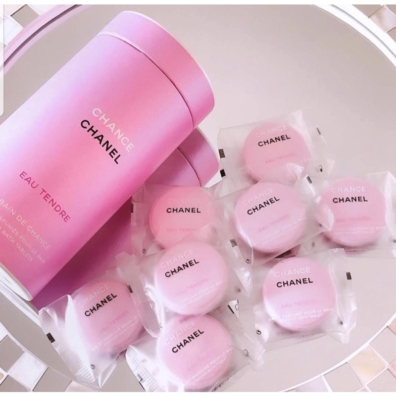 พร้อมส่ง-chanel-chance-eau-tendre-scented-bath-tablets-ฉลากไทย