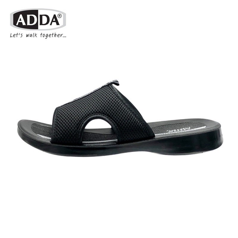 ภาพสินค้ารองเท้าแตะลำลองแบบสวม รุ่น 7J05M1 (ไซส์ 38-45)สีดำกับน้ำตาล รองเท้า ADDA จากร้าน np_shoes บน Shopee ภาพที่ 4