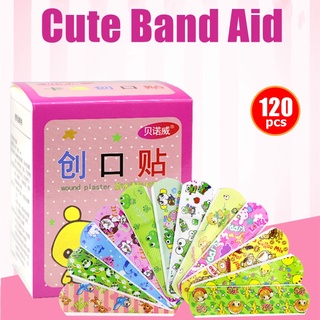 120ชิ้น พลาสเตอร์ปิดแผล 1 กล่อง พาสเตอร์ยา วงดนตรีช่วยเหลือ พลาสเตอร์ลายการ์ตูน พลาสเตอร์ยาลายการ์ตูน พลาสเตอร์ยาเด็ก พลาสเตอร์กันน้ำ พาสเตอร์ปิดแผล SC9031