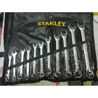 ภาพหน้าปกสินค้าSTANLEY ชุดประแจแหวนข้างปากตาย11 ชิ้น STANLEY STMT80942-8 รุ่น CWB ในซองผ้าสีดำ (8,9,10,11,12,13,14,17,19,22,24) !!!แท้! ซึ่งคุณอาจชอบราคาและรีวิวของสินค้านี้