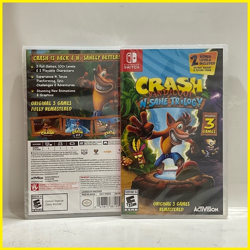 Switch Crash Bandicoot Shopee Thailand