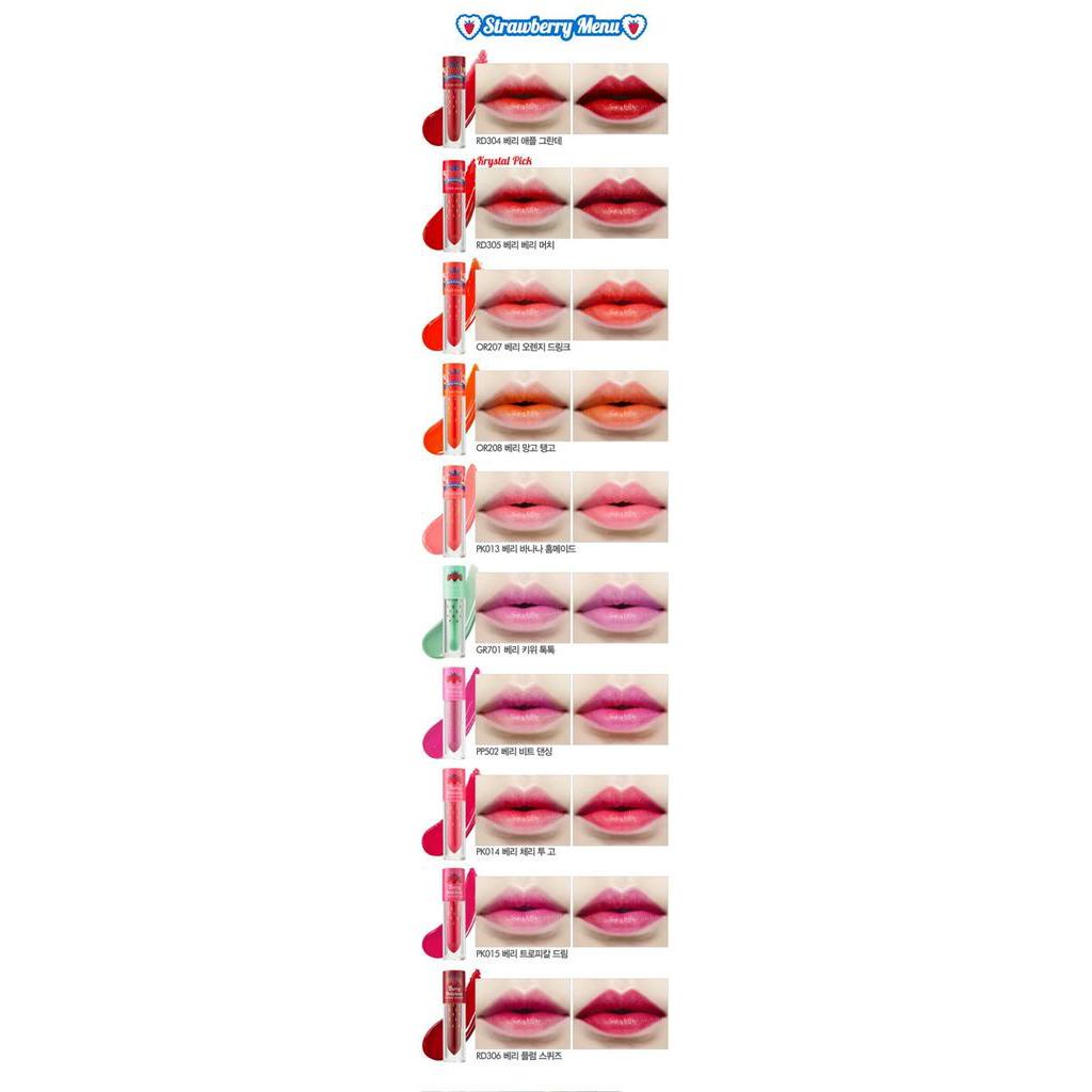 พร้อมส่ง-แท้100-tester-etude-color-in-liquid-lips-juicy-3-ชิ้น