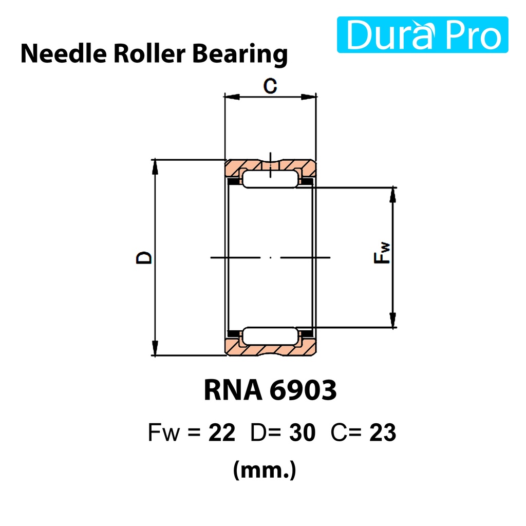 rna6901-rna6902-rna6903-rna6904-rna69-22-rna6905-ตลับลูกปืนเม็ดเข็ม-rna-needle-roller-bearing-r-n-a-โดย-dura-pro