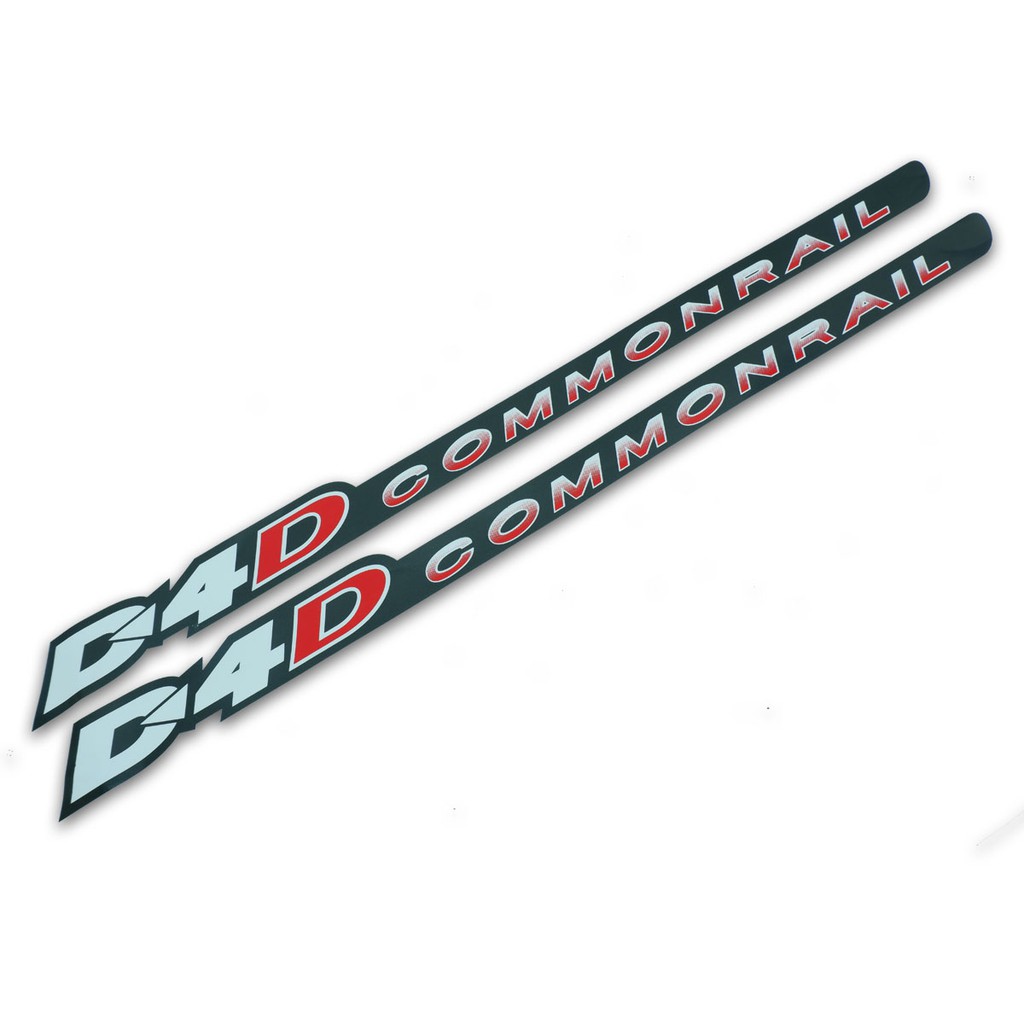 สติ๊กเกอร์-sticker-d4d-commonrail-สี-black-red-hilux-tiger-sr5-toyota-2-4-ประตู-ปี2001-2005