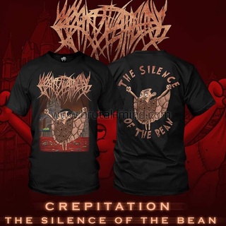 เสื้อยืดผู้ชาย Ts - CREPITATION - TheSilenceoftheBean - สีดํา S-5XL