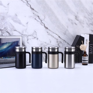 แก้วน้ำกรองชาสแตนเลสรุ่นหูจับ brewing mug stainless steel