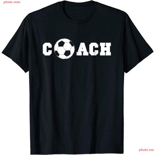 เสื้อสีขาว เสื้อยืด photo man ผู้ชายและผู้หญิง Soccer Coach Tshirts - Coaching Staff Shirt Tees sale