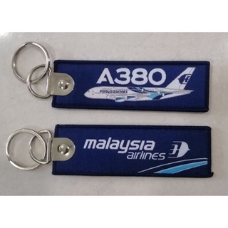 พวงกุญแจ Airbus A380 Malysia Airlines แบบทอ