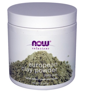 Now Foods, Solutions, European Clay Powder, Facial Detox, 6 oz (170 g)