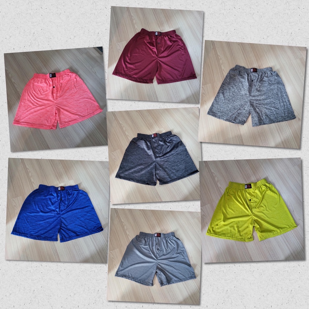 แพคละ-3-ตัว-boxer-ผ้าลื่น-สีสดใส-บ๊อกเซอร์-คละลาย-free-size-กางเกง-ออกำลังกาย-กีฬา-รุ่นยอดนิยม