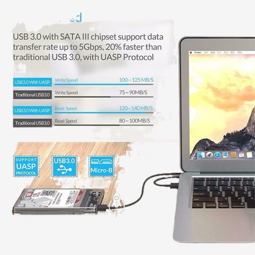  2 5 inch sata 3 0 to usb 3 0 hard drive disk box hdd external