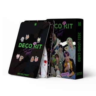 สินค้า โปสการ์ด อัลบั้มรูปภาพ BTS DECO KIT LOMO (พร้อมส่ง) 54 ชิ้น ต่อกล่อง