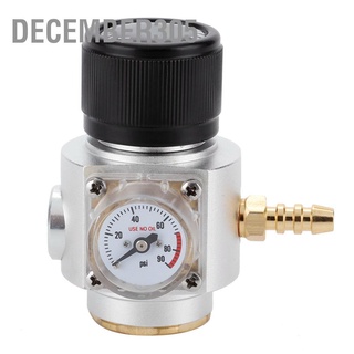 December305 CO2 Mini Gas Regulator T21 * 4 Soda Pressure Gauge Wire Charger Kit 0-90 PSI( for European)