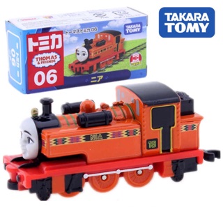 แท้ 100% จากญี่ปุ่น โมเดล รถไฟ โทมัส แอนด์เฟรนด์ Takara Tomy Thomas & Friends Tomica 06 Thomas NIA The Tank Engine Train