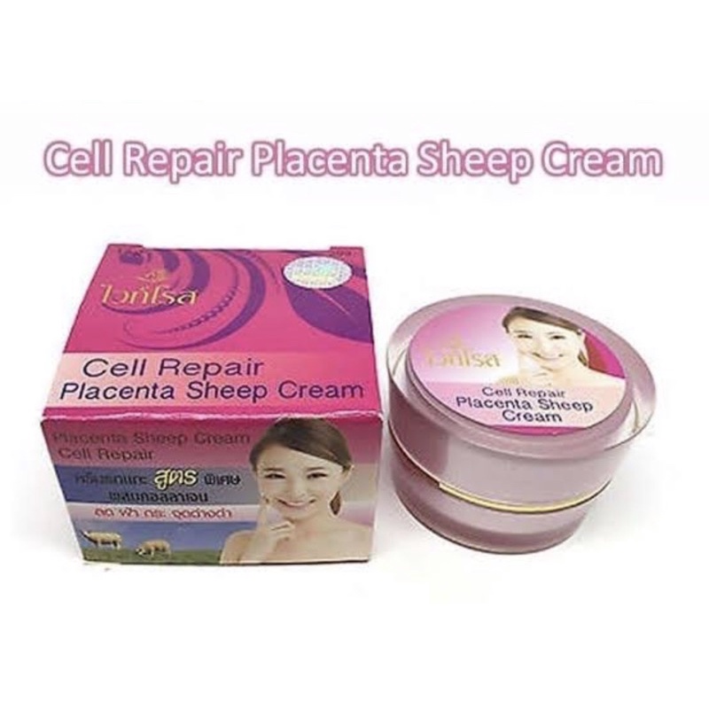 white-rose-cell-repair-placenta-sheep-cream-12g-ไวท์โรส-ครีมรกแกะสูตรพิเศษ