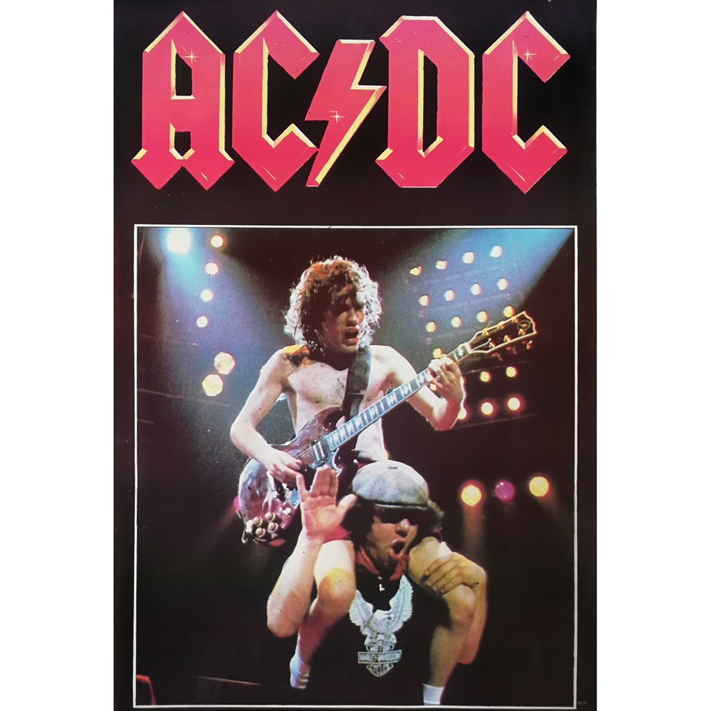 โปสเตอร์ รูปถ่าย คอนเสิร์ต วง ดนตรี เอซี/ดีซี AC/DC POSTER 24”x35” Inch ...