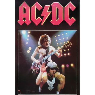 โปสเตอร์ รูปถ่าย คอนเสิร์ต วง ดนตรี เอซี/ดีซี AC/DC POSTER 24”x35” Inch Australian Hard Rock Blues Music Angus Young V3