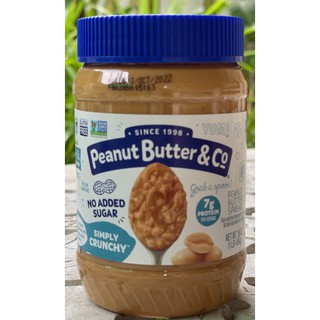 ภาพหน้าปกสินค้าคีโค ( Keto ) Peanut Butter &Co พีนัทบัตเตอร์ 454g ไม่มีน้ำตาล No added Sugar 7gProtein Peanut butter spread Made in USA ที่เกี่ยวข้อง