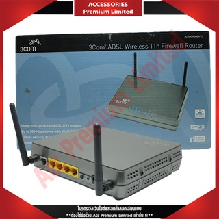 เราเตอร์ ADSL system wireless11n+4Port 3COM model 3crwdr300a-73 (สินค้าค้างสต๊อก สามารถออกใบกำกับภาษีได้)