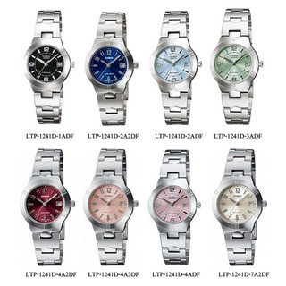 ภาพหน้าปกสินค้าCasio นาฬิกาข้อมือผู้หญิง สายสเตนเลส รุ่น LTP-1241D,LTP-1241D-1A,LTP-1241D-2A,LTP-1241D-4A,LTP-1241D-4A2,LTP-1241D-3A ที่เกี่ยวข้อง