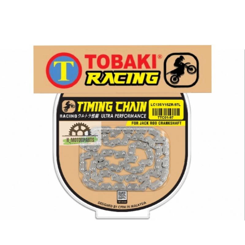 TOBAKI RACING TIMING CHAIN LC135 Y15ZR 96L 97L 98L 99L 100L 101L 102L ...