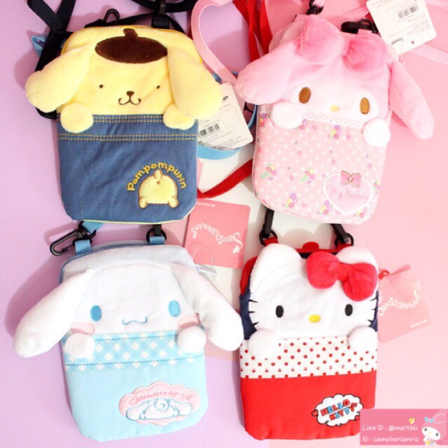 พร้อมส่ง-sanrio-hello-kitty-phone-crossbody-กระเป๋าใส่มือถือ