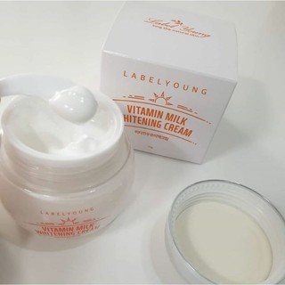 ครีมหน้าสด LABELYOUNG Vitamin Milk Whitening Cream 55g