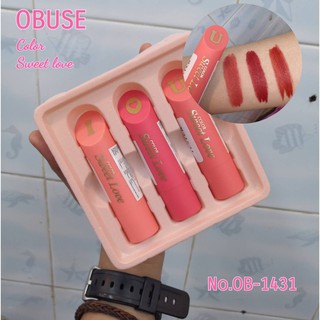 ลิปสติก ลิป Obuse Sweet Love Color (OB-1431)