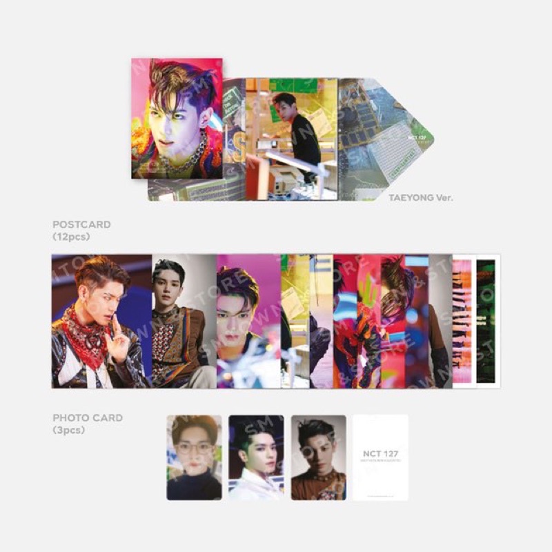 พร้อมส่ง] NCT127 SPECIAL POSTCARD BOOK - NCIT + STICKER + FAVORITE